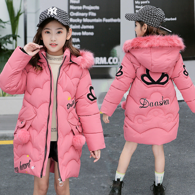 Girls' Cotton-Padded Jackets