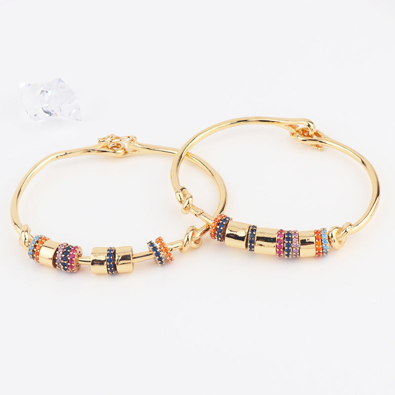 Women's Fashion Colorful Zircon Bracelet