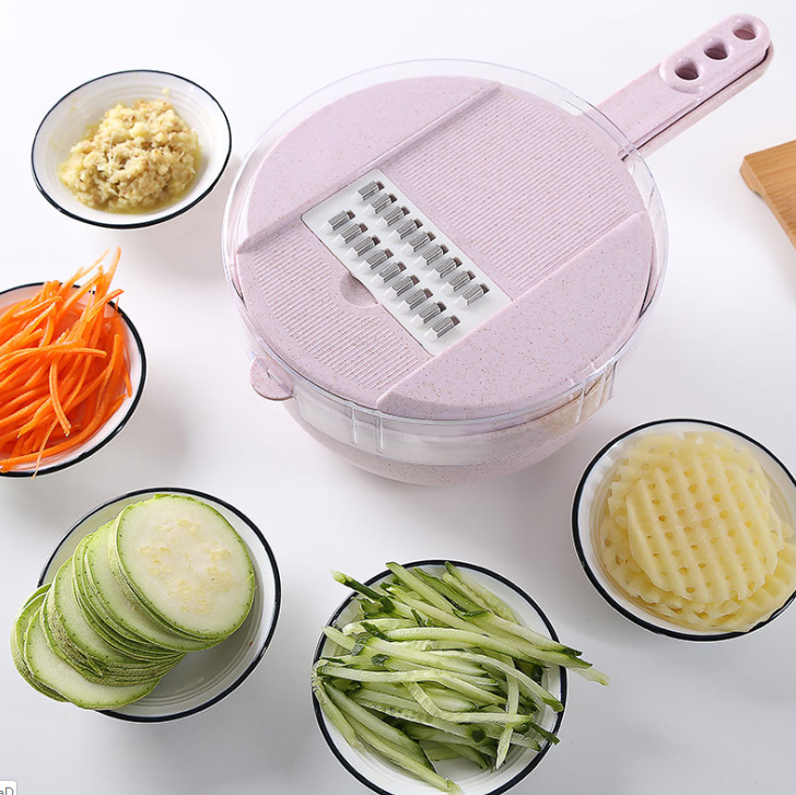 8 In 1 Mandoline Slicer Vegetable With Strainer