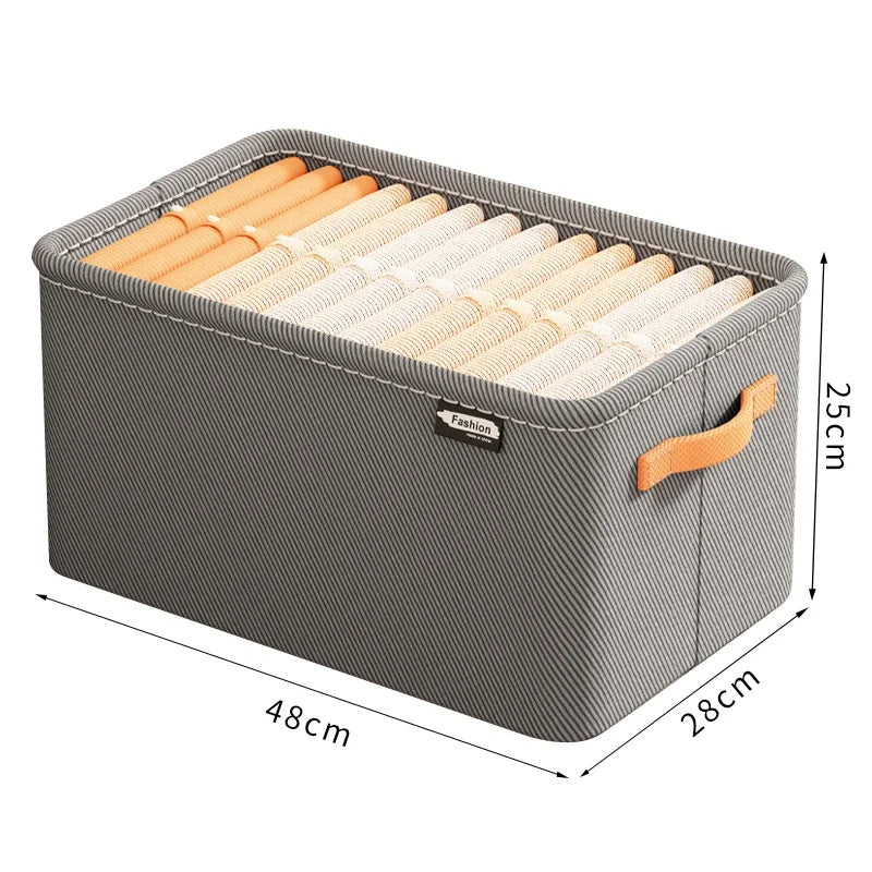 Caja de almacenamiento de ropa Caja de almacenamiento de tela gruesa Dormitorio Hogar