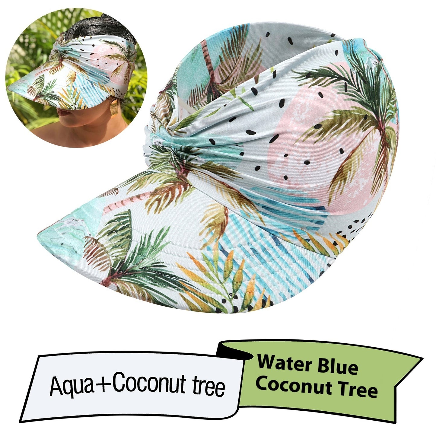 Printed Sun Hat Sun Protection UV Big Brim