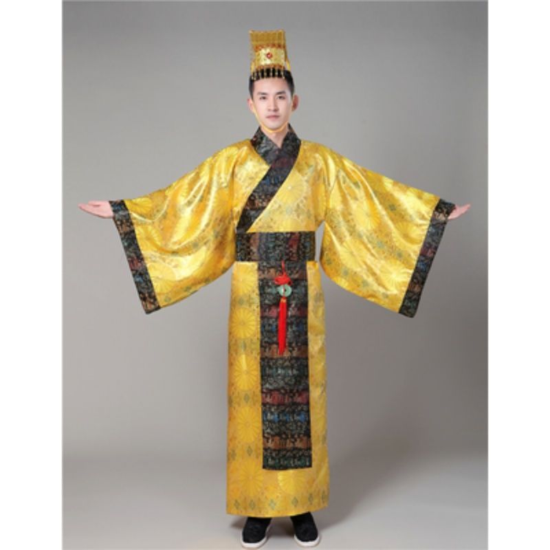 Ancient Costume Of Emperor Of Tang Dynasty Ancient Dragon Robe Of Emperor Wu