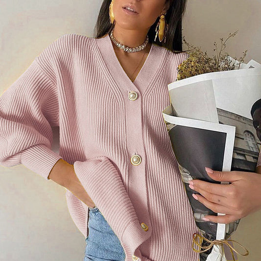 Simple and Elegant Knitted Cardigan