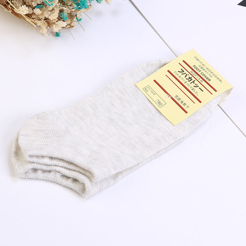 Solid color ladies socks