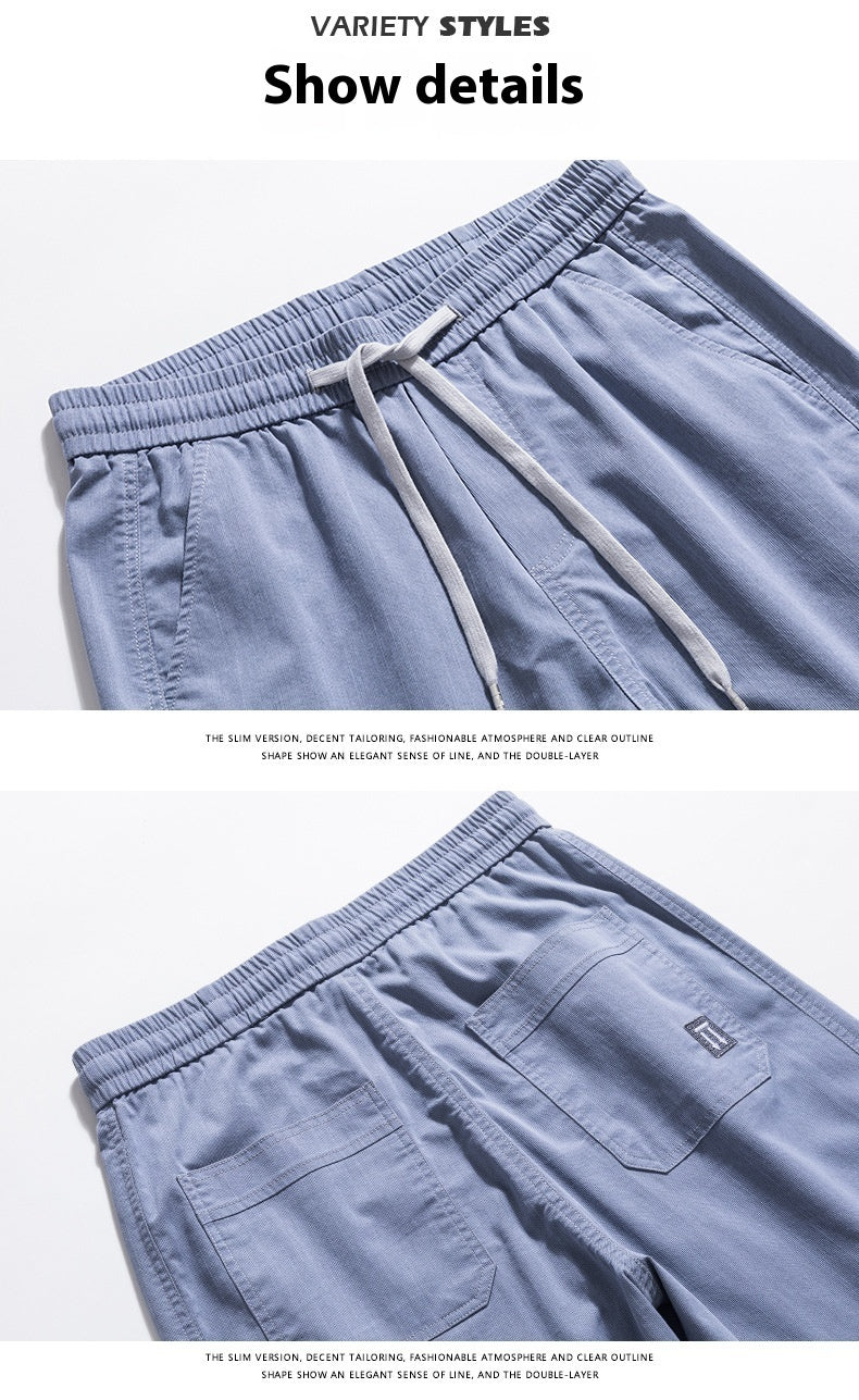 Men's Casual Cropped Pants Summer