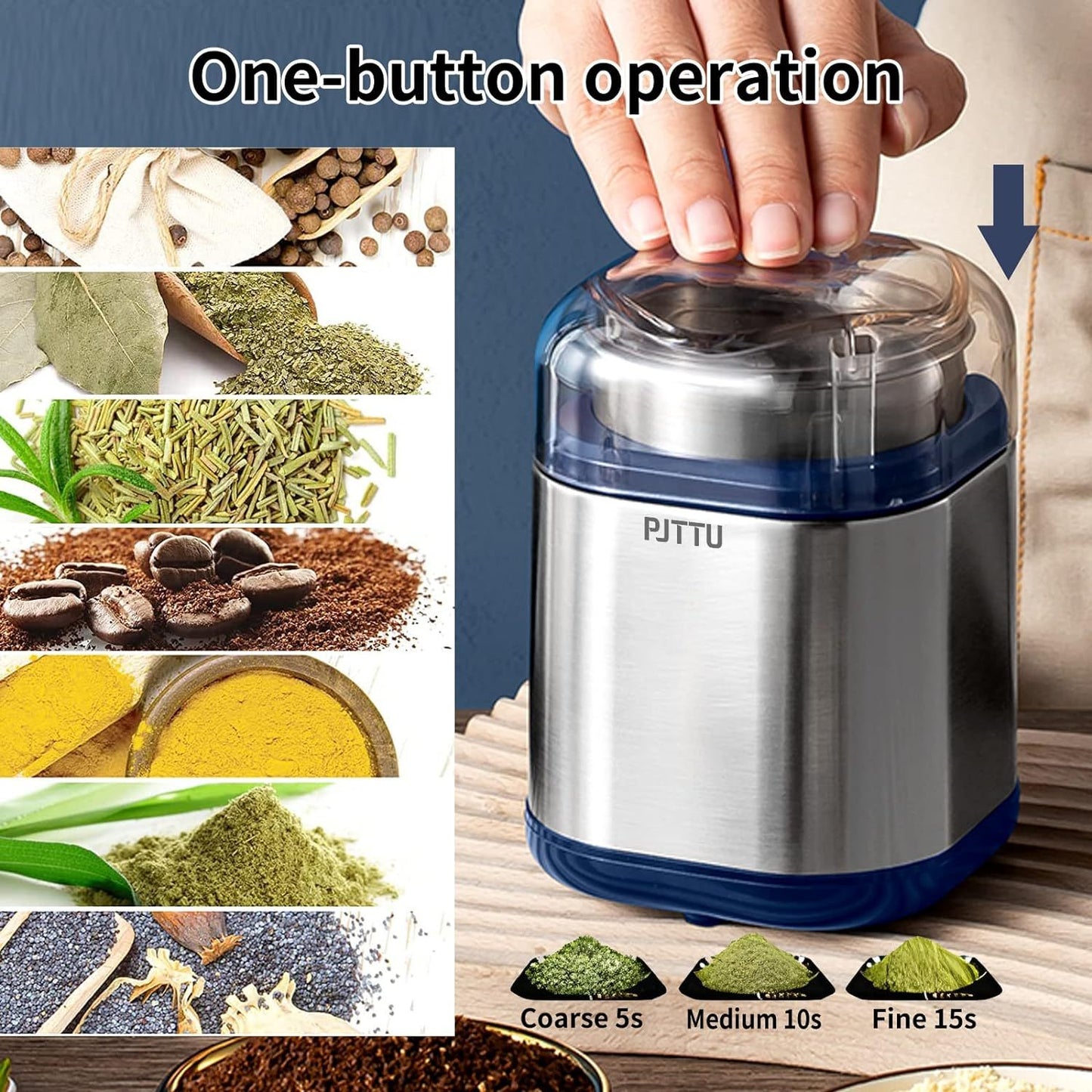 Electric Fast Grinding For Flower Buds,Dry Spices And Herbs