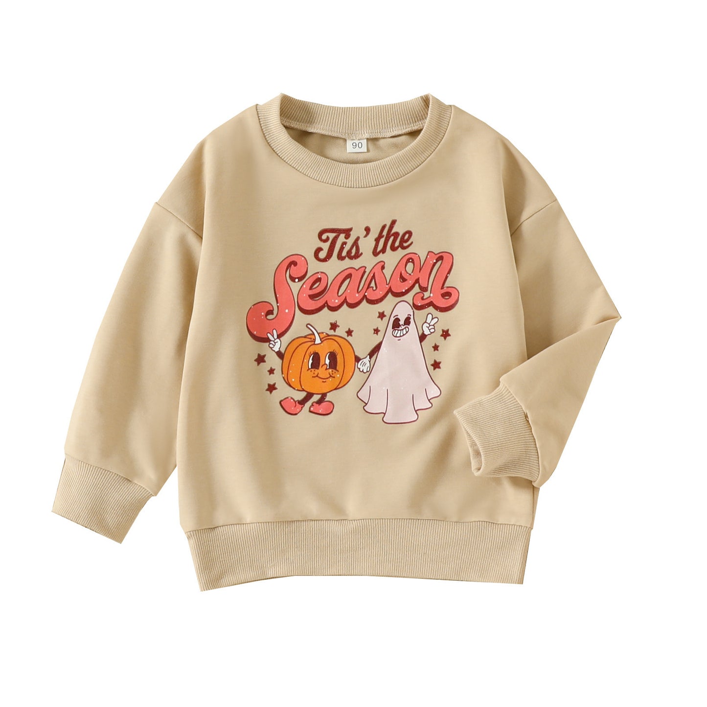 Sudadera infantil con estampado de dibujos animados de Halloween