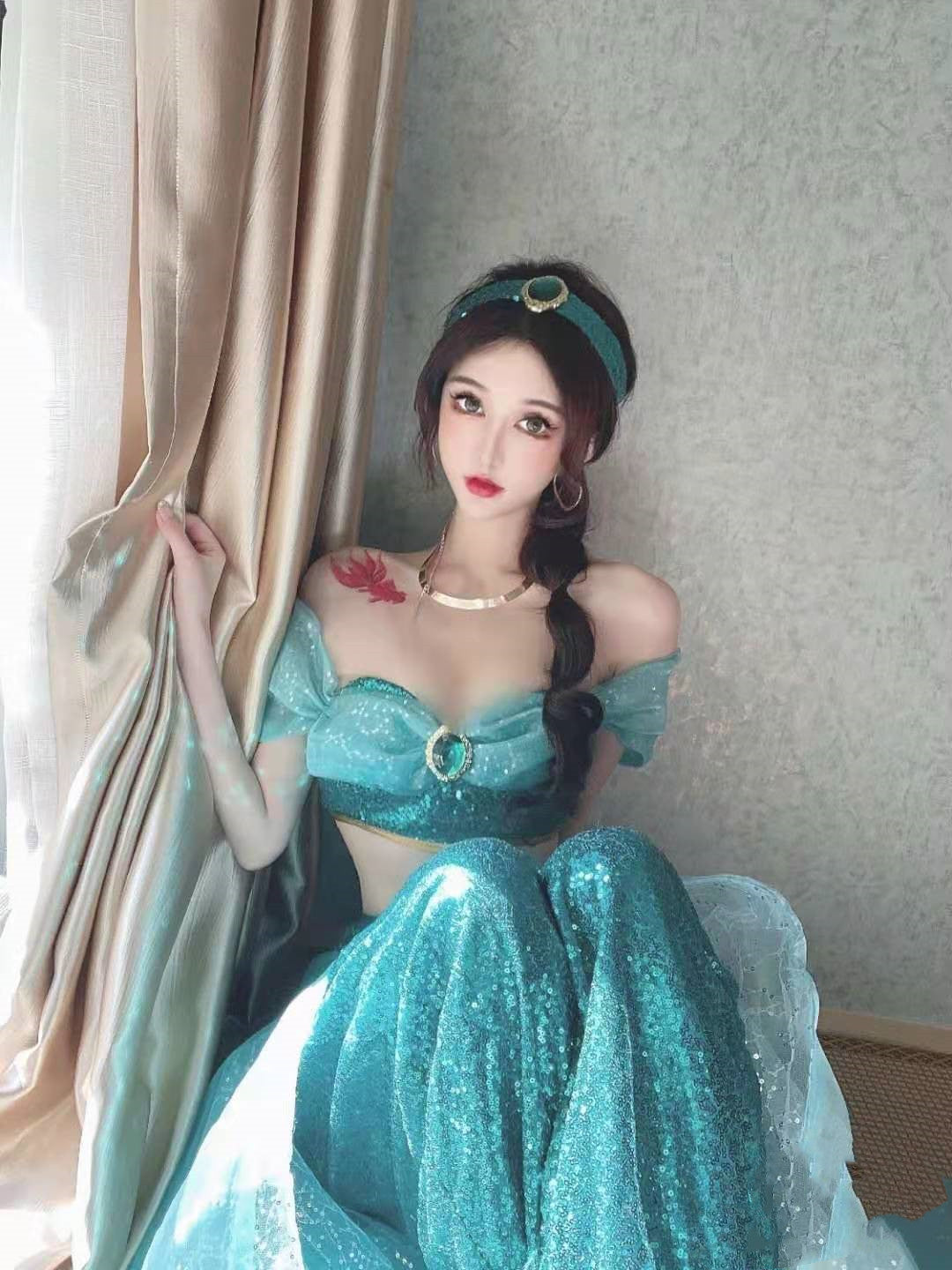 Costume Jasmin Princess Dress