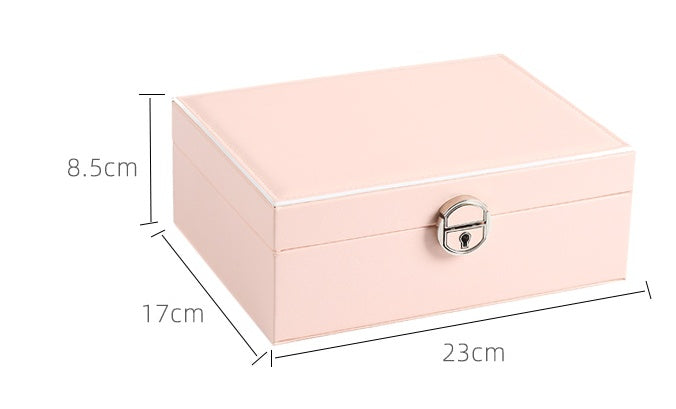 Simple Double Lock Jewelry Box Princess