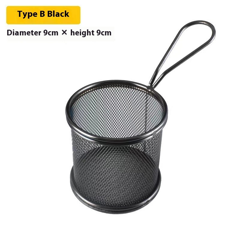 304 Stainless Steel Chips Basket Mini Frying Basket