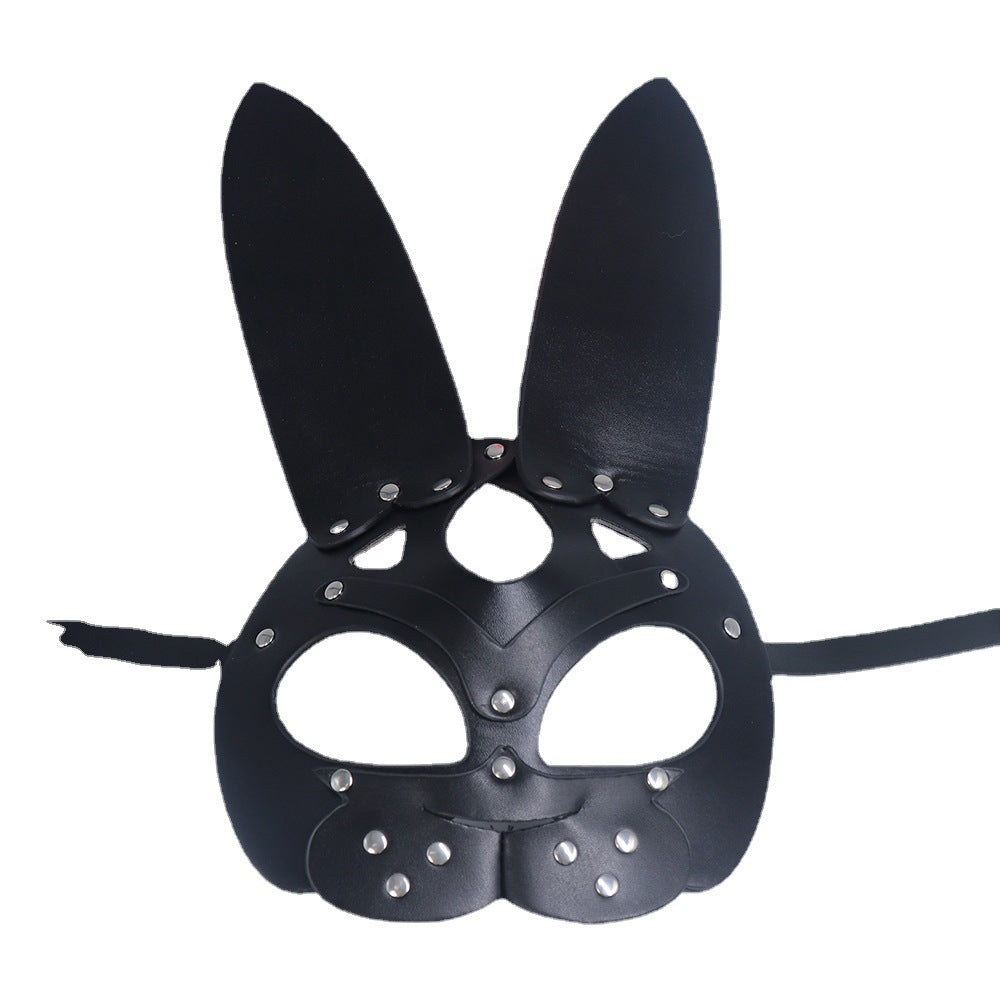 Female Minimalist Creative Home Toy Leather Face Mask