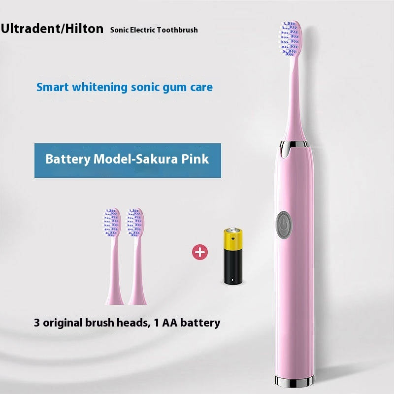 Household Rechargeable Soft Bristle Waterproof Electric Toothbrush