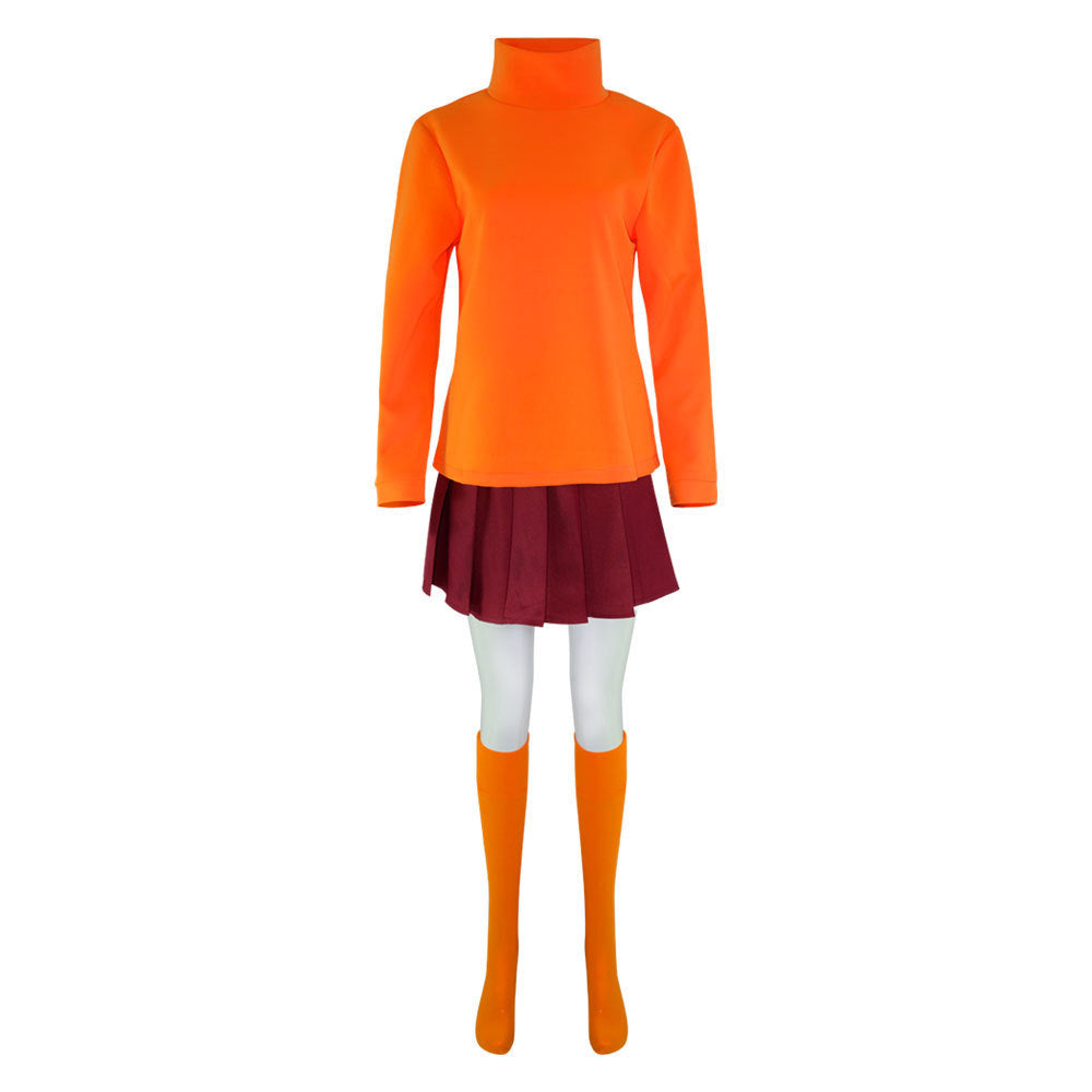 Disfraz de personaje de Halloween Traje Velma Marie Dinkley - Scooby-Doo