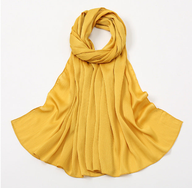 New Color Dot Crepe Chiffon Shawl Scarf