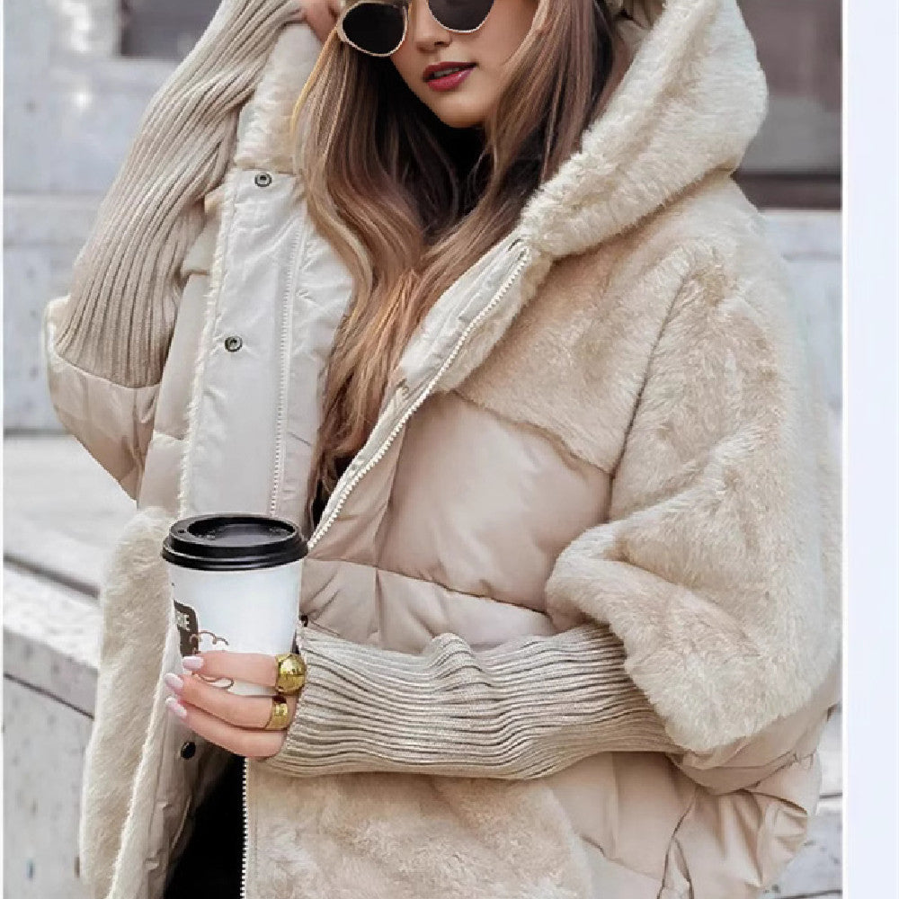 Winter Coat Comfort Chic Long Sleeve Hooded Jacket