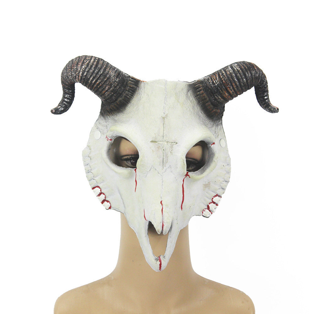 Goat Mask Halloween Party Pu Animals Mask