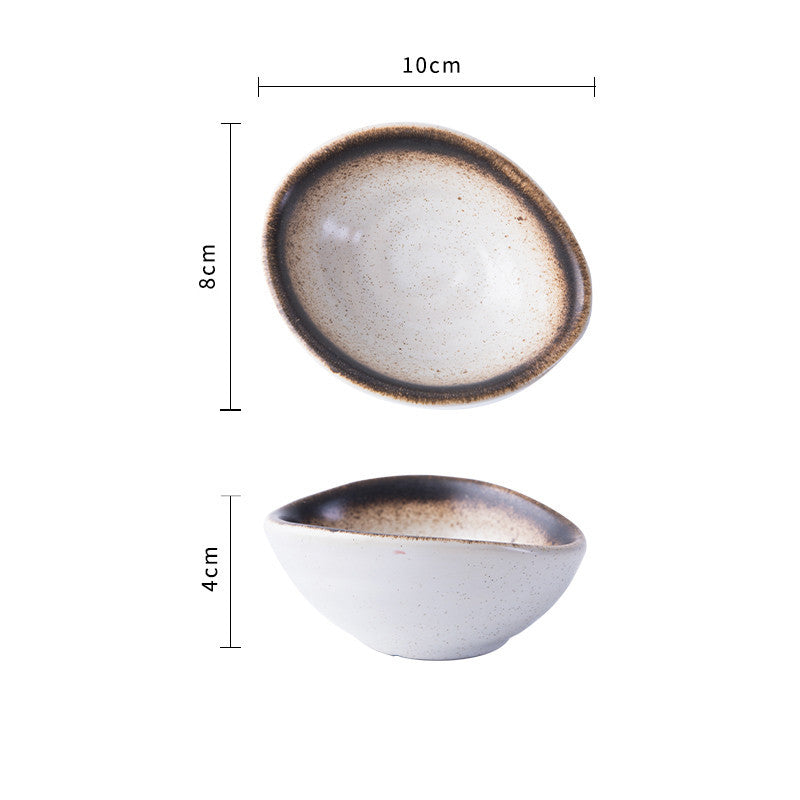 Seasoning Household Ceramic Soy Sauce Dish