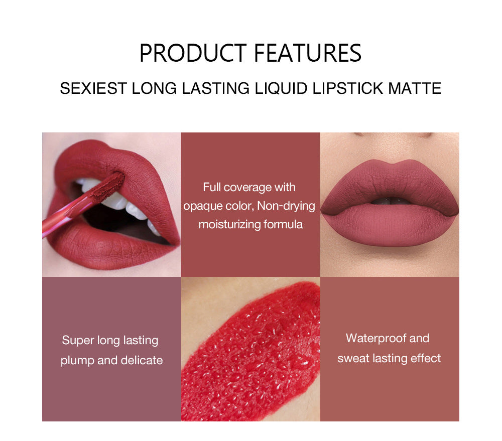 HANDAIYAN Matte Lip Gloss Kit