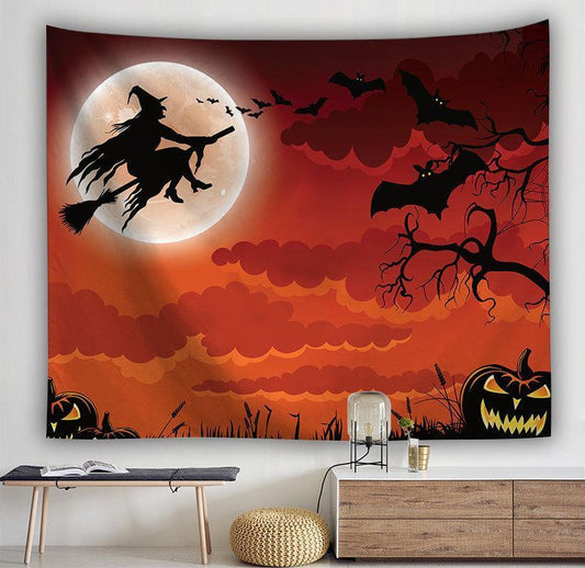 Halloween Witch Tapestry