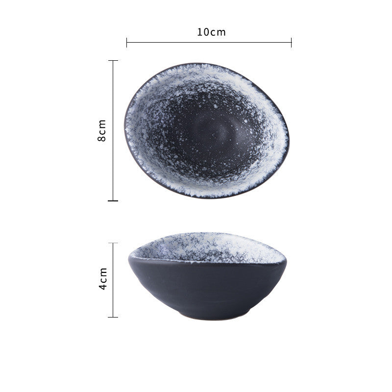 Seasoning Household Ceramic Soy Sauce Dish