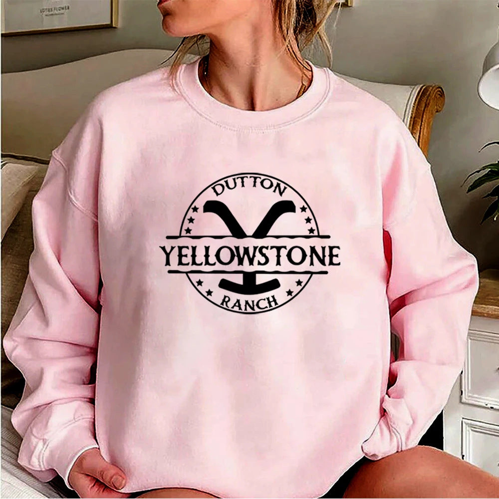 Sudadera estampada de moda de Yellowstone