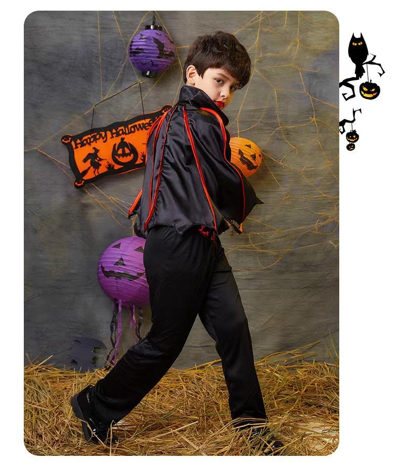 Children's Halloween Witch Vampire Clothing Suit