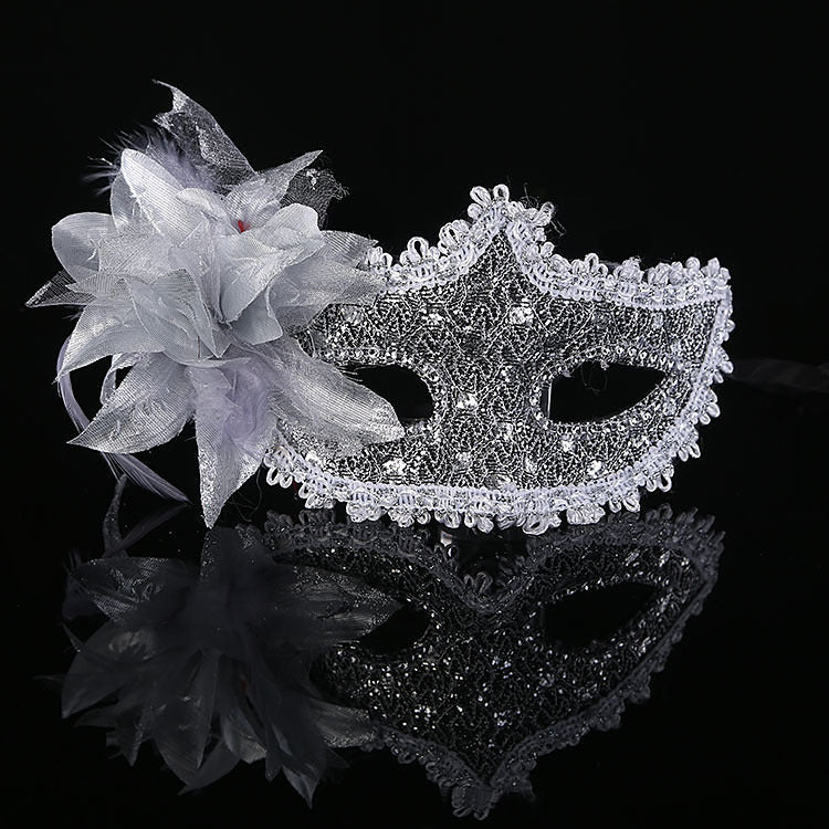 Dragon Leather Masquerade Lily Princess Mask