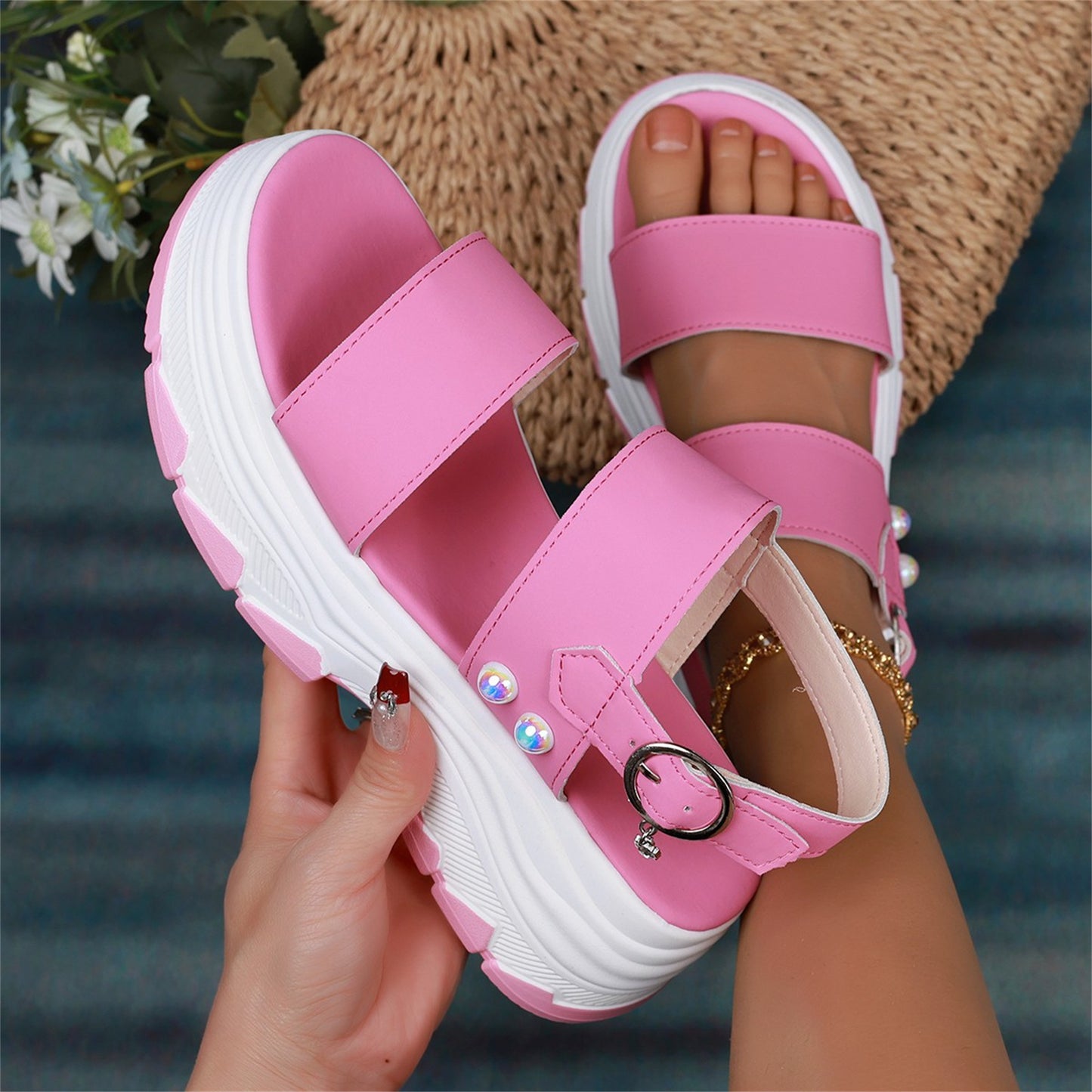 Casual Double-strap Sports Sandals Summer Fashion