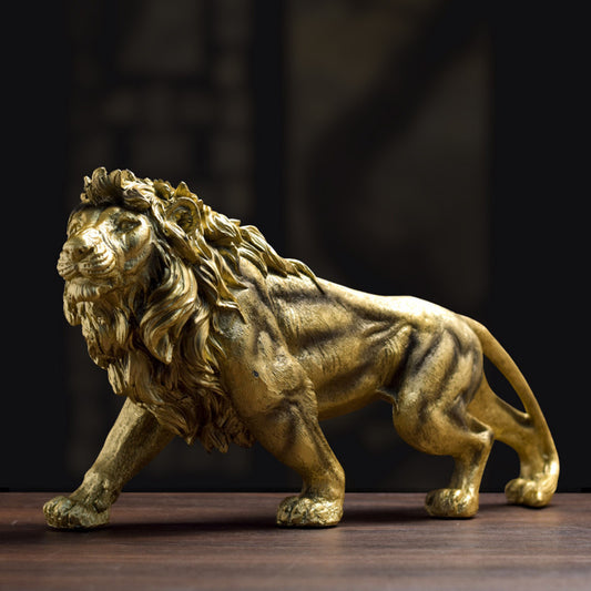 Lion Resin Craft Ornament TV