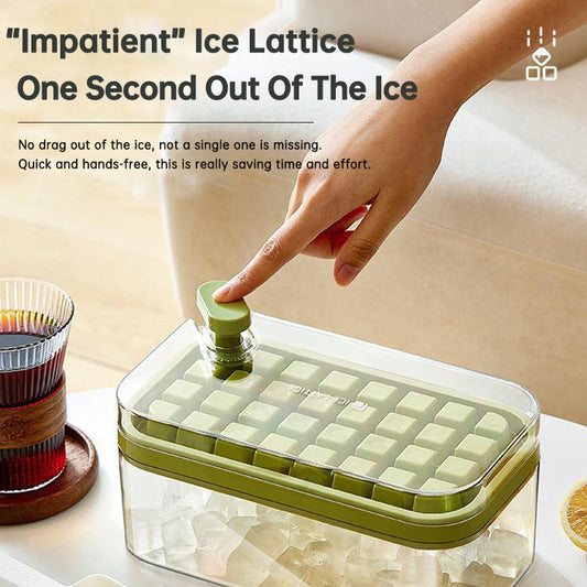 One-button Press Type Ice Mold Box