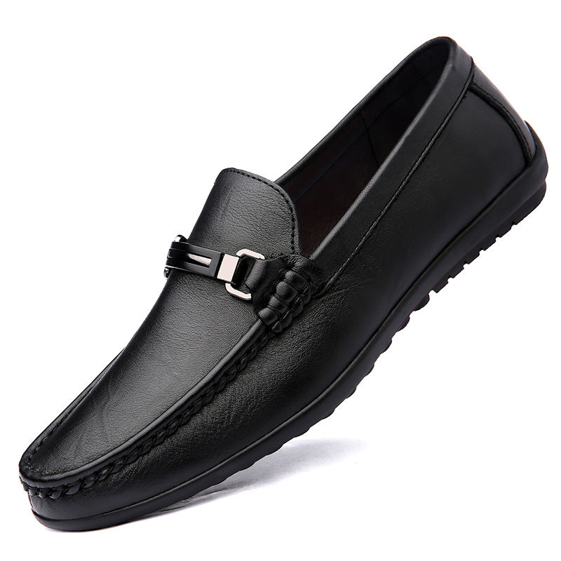 Men's Gommino Loafers Casual Leather Shoes Simple Velvet