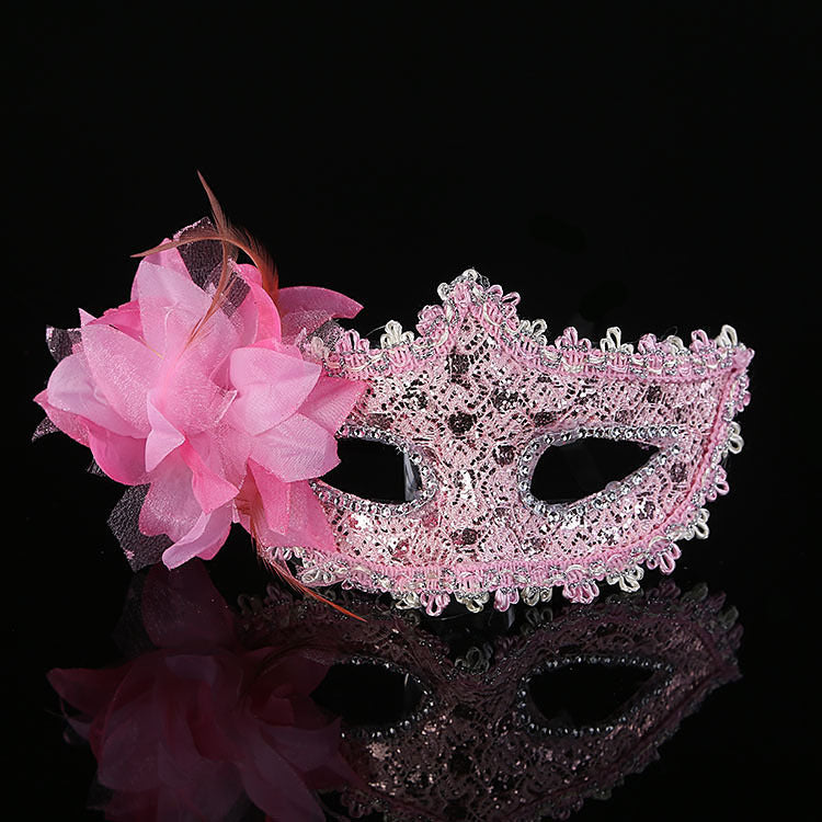 Dragon Leather Masquerade Lily Princess Mask