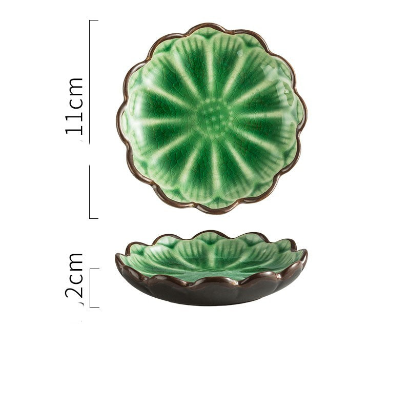 High Beauty Japanese Ice Cracking Flower Dish