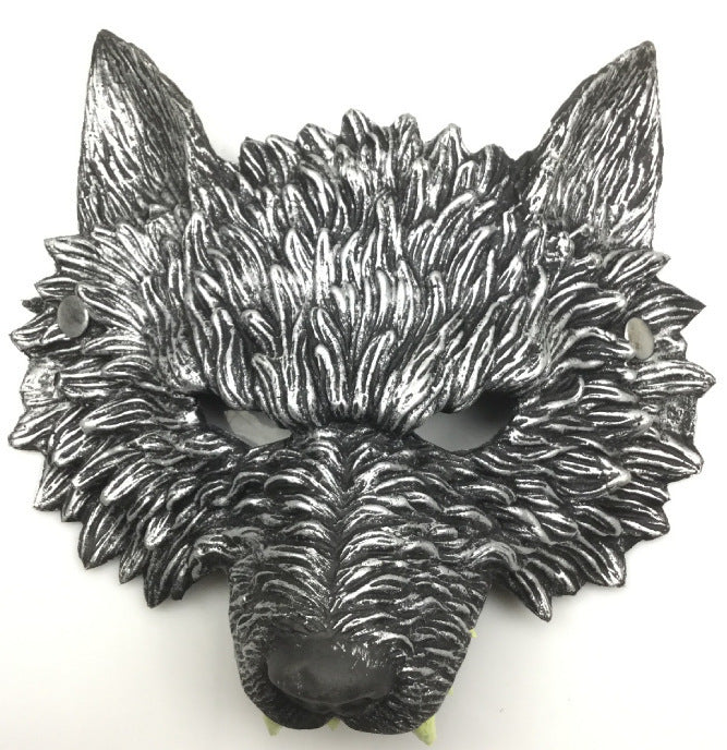 Halloween Performance Bar Masquerade PU Foam Wolf Head Mask