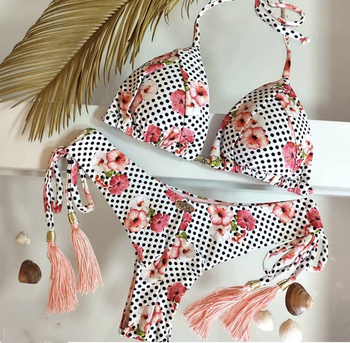 Women's Beach Split Printed Swimsuit