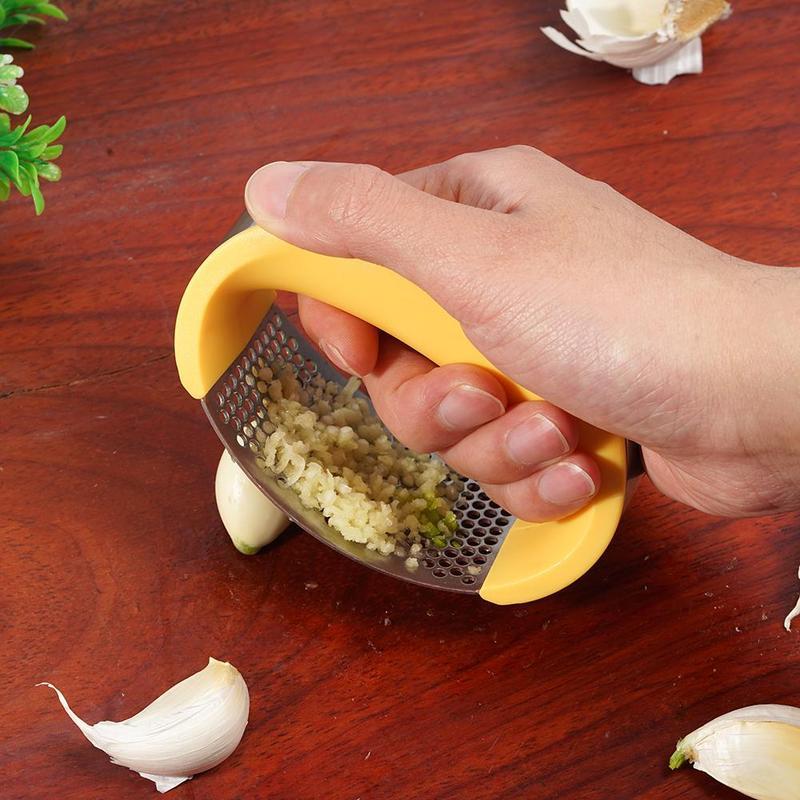 Stainless Steel Garlic Masher Garlic Press Tools Kitchen Gadgets