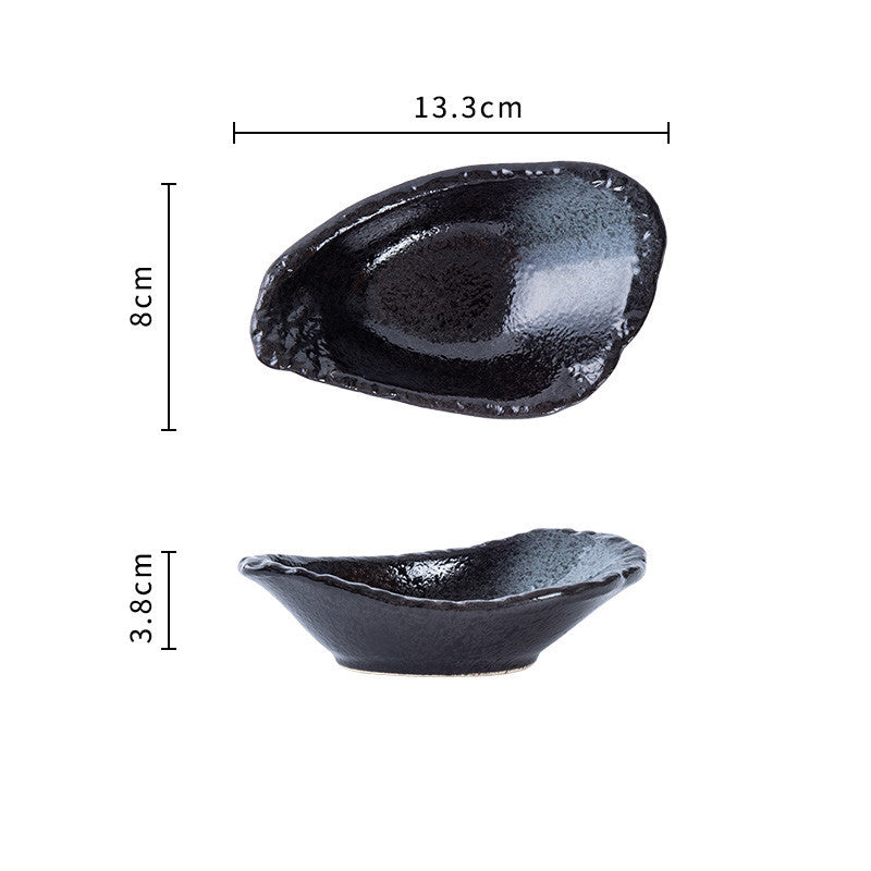 Seasoning Household Ceramic Soy Sauce Dish