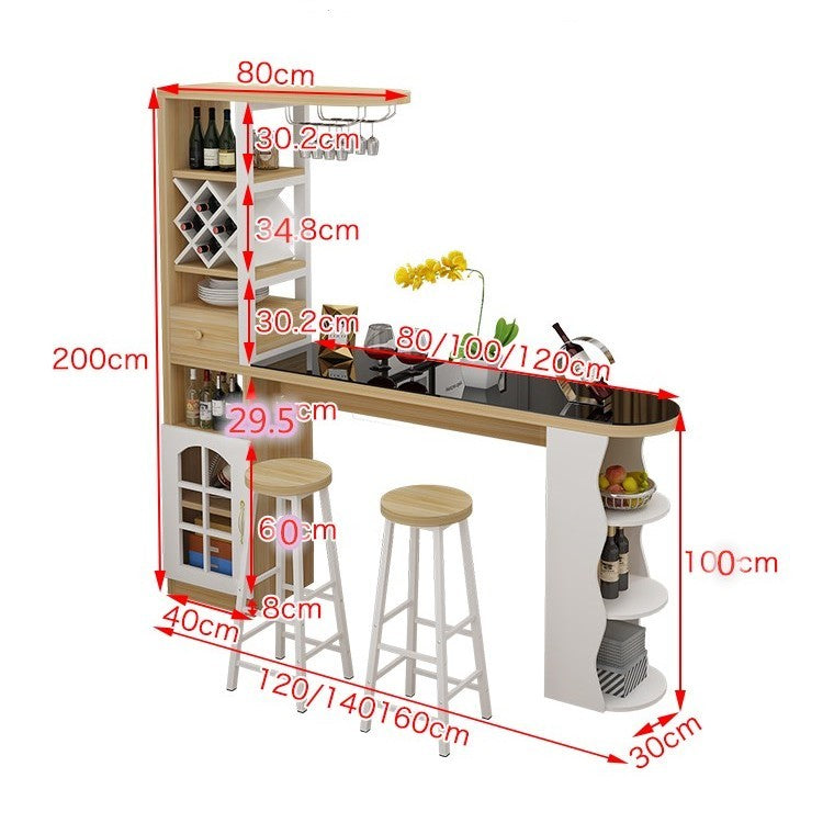 Minimalist Modern Living Room Balcony Small Household High Bar Table