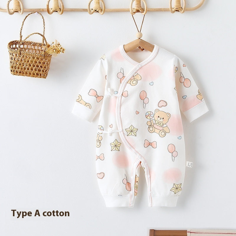 Pure Cotton Boneless Baby Jumpsuit 0-6 Months Baby Romper