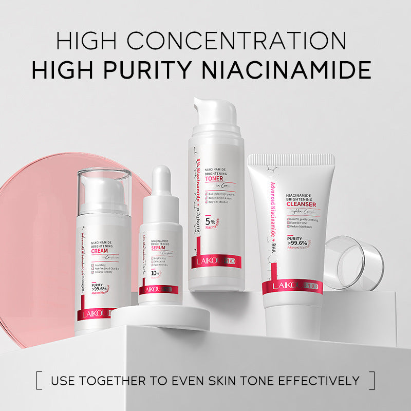 Nicotinamide 4-piece Set Moisturizing And Beautiful