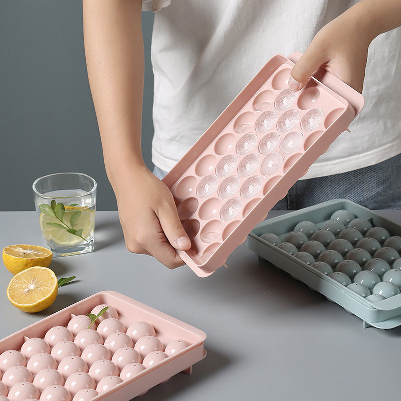 Ice Tray 3D Round Ice Molds Round Ball Ice Cube Makers Kitchen