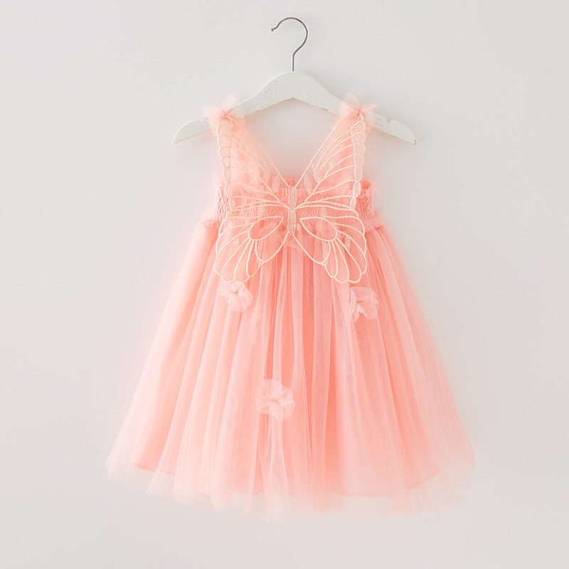 Vestido de princesa con tirantes para niños Pettiskirt