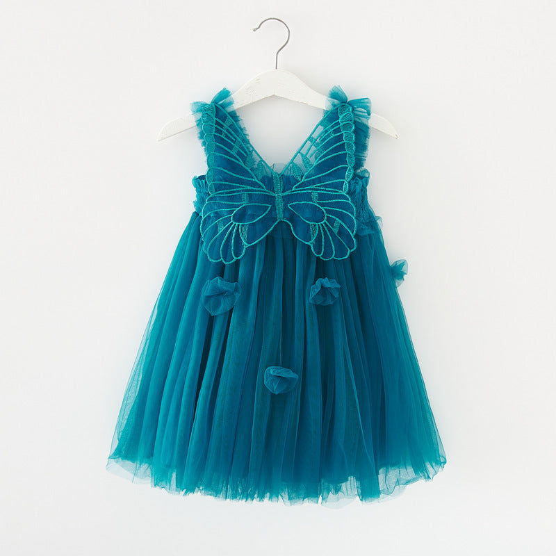 Vestido de princesa con tirantes para niños Pettiskirt