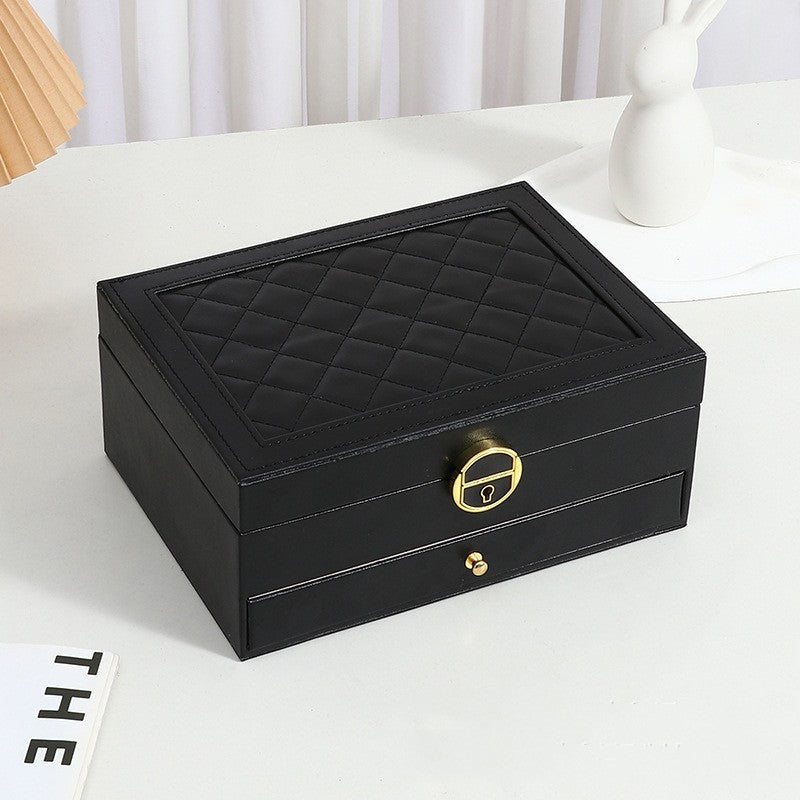 Jewelry Storage Box Portable Large Capacity