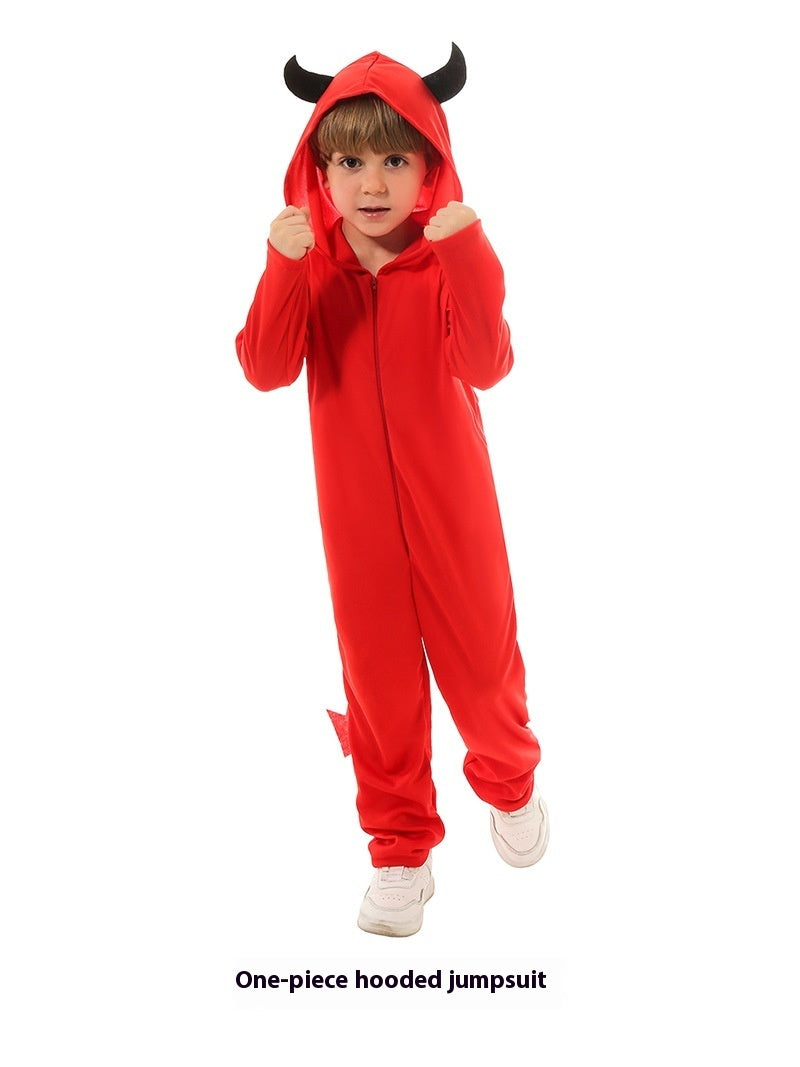 Halloween Little Devil Costume Satan Role Play Cos Costume