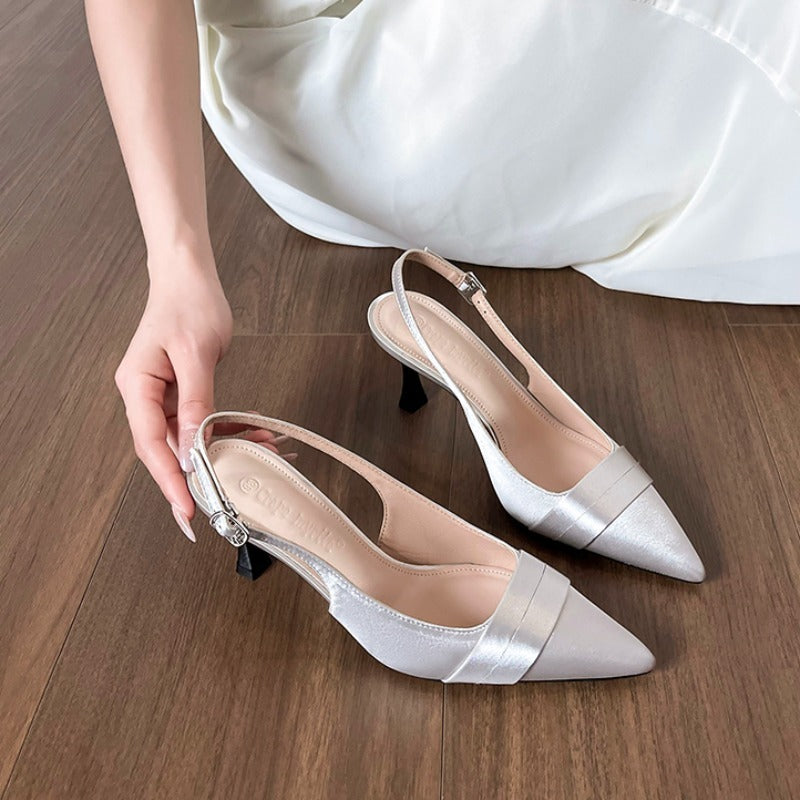 Women's Stiletto Heel Pointed Toe Closed Toe Sandals
