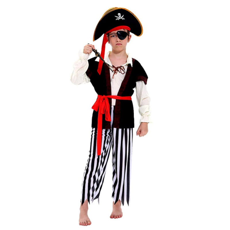 Halloween Children Costume Pirate Suit Boy