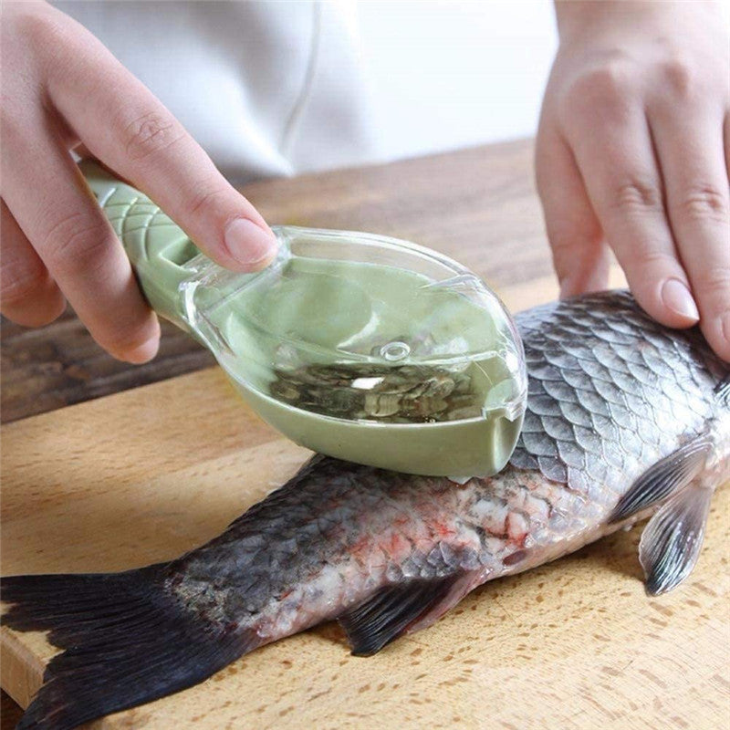 Cepillo para raspar piel de pescado, herramientas de cocina