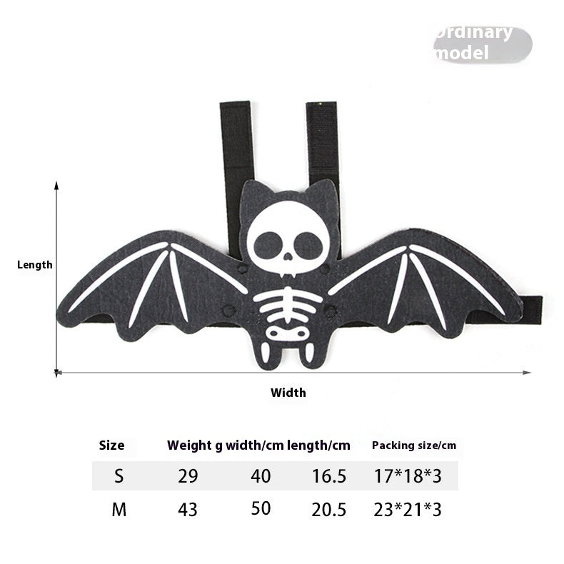 Disfraz de gato con alas de murciélago para Halloween