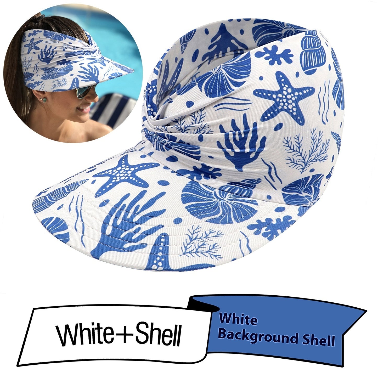 Printed Sun Hat Sun Protection UV Big Brim